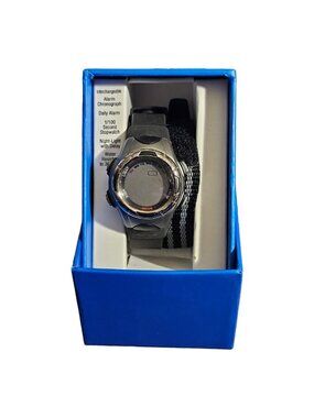 Pro Spirit unisex Digital Interchangeable Watch Chronograph Alarm 30M NIB VTG